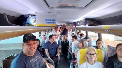 LS: Romaria do TerÃ§o dos Homens da Matriz viajou para o 16Âº Encontro em Aparecida do Note